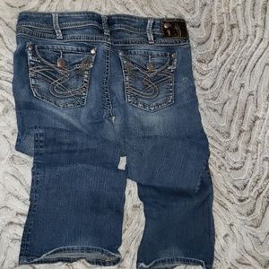 Reduced,,,SILVER, , Low Rise Pioneer Bootcut